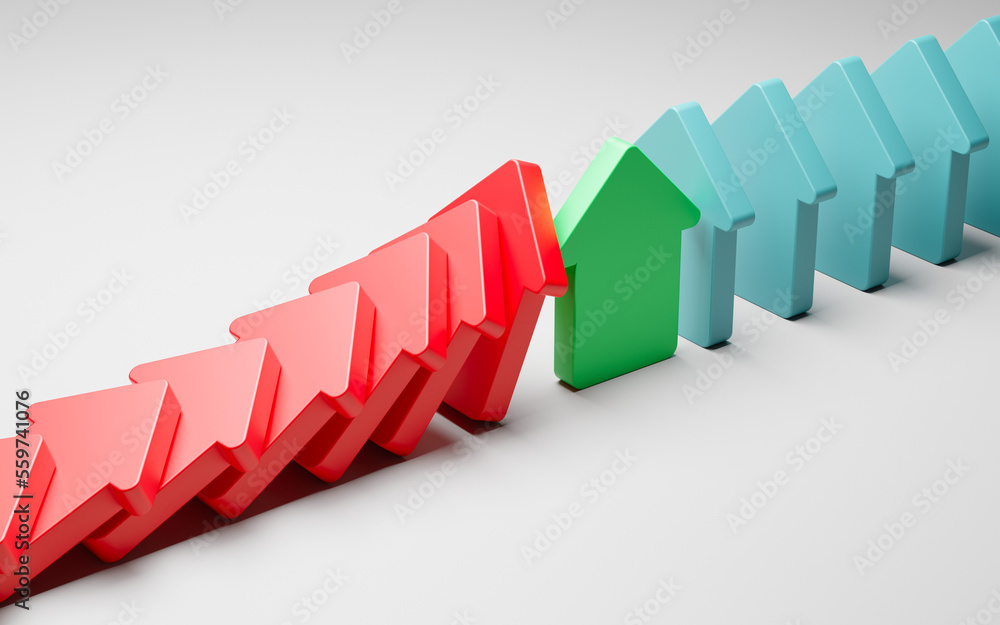 Domino effect Arrow up. One domino in the form of a green arrow up stopped the falling dominoes. Good sales made the company profitable Domino effect Arrow up. One domino in the form of a green arrow up stopped the falling dominoes. Good sales made the company profitable