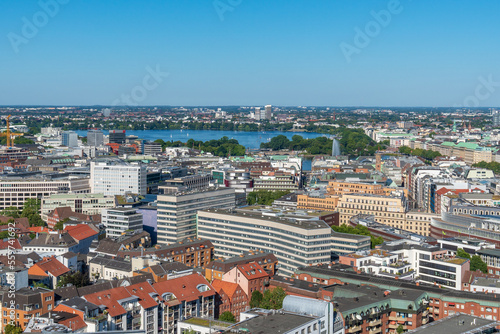 views of the city of Hamburg, Germany