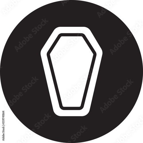 coffin glyph icon