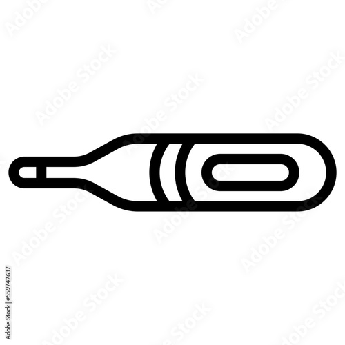 clinical thermometer icon