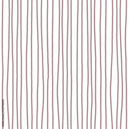 Canvas Print Magenta purple uneven stripes on white background
