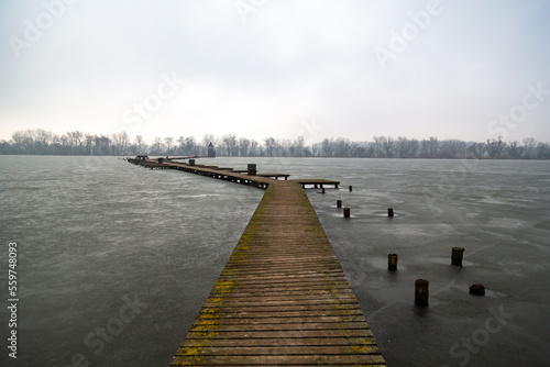 pier on the river © Katalin