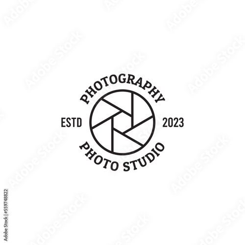 Camera Photography Logo Icon Vector
