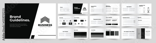 Brand guideline landscape Brand Guideline brand manual brand guideline layout brand Identity guidelines