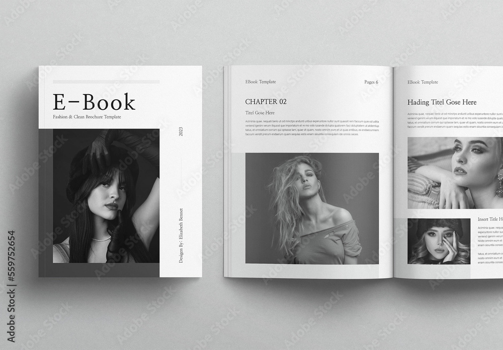 Ebook Template Stock Template | Adobe Stock