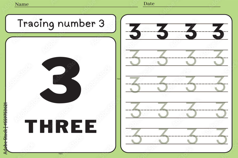 Number 3 Tracing Practice Worksheet For Kids Learning To Count And   1000 F 559753621 JEWhDR6DJG2tysOgUOxrINOLyzDbM9QK 