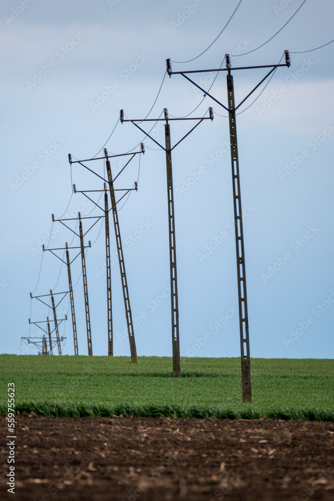 Linia energetyczna, kable przesyłowe