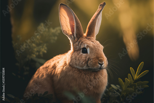 rabbit in the forest © Dan