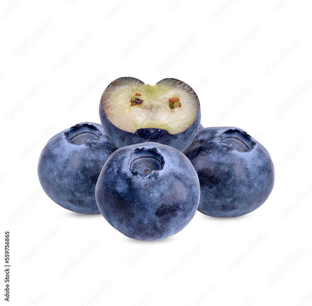 Fresh blueberry isolated on white background Fresh blueberry isolated on white background