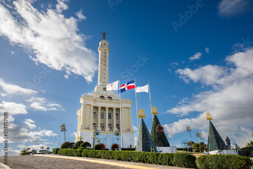 The Monument to the Heroes Santiago De Los Caballeros in the Dominican Republic photo