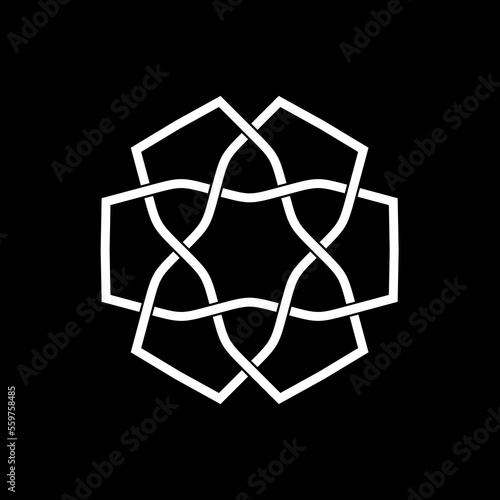 Celtic knot. Medieval decor...