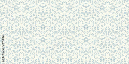 Seamless pattern with floral ornament for textile design, fabric, fashion, wallpaper, background. vector image