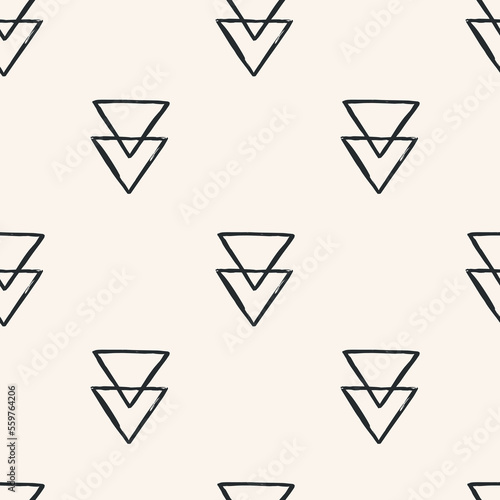 Aesthetic Contemporary printable seamless pattern with abstract Minimal elegant line brush stroke shapes and line in nude colors.