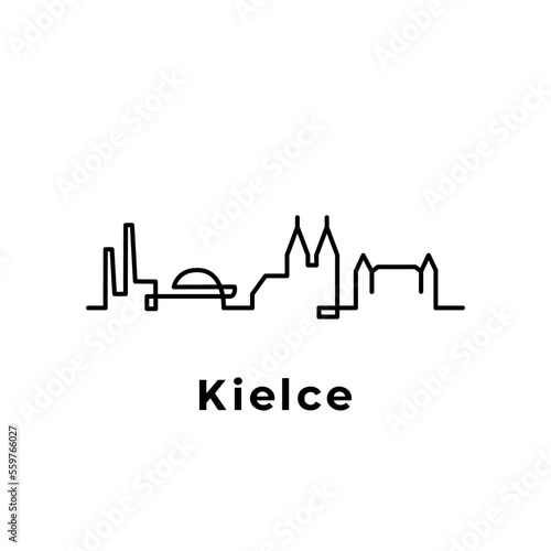 Kielce city one line vector  © Grafik-Komputerowy