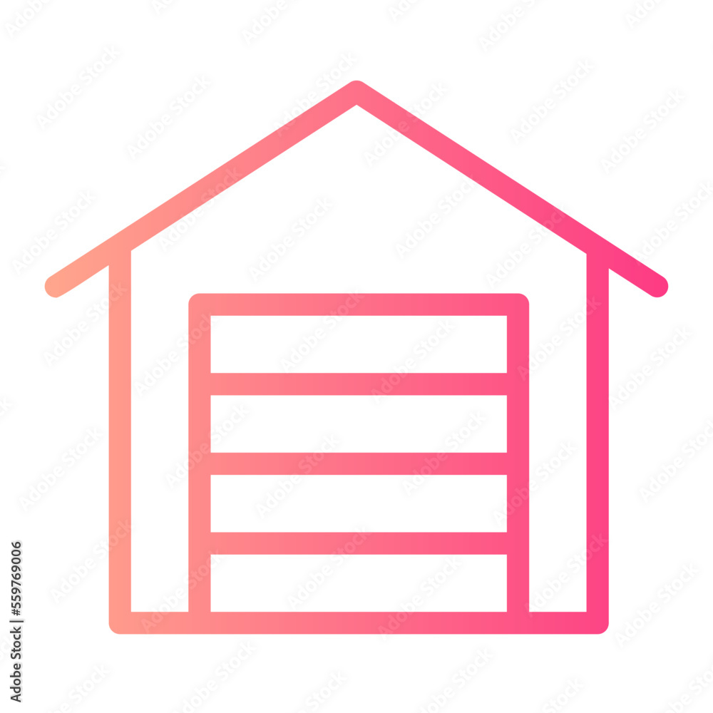 smart garage icon smart garage icon