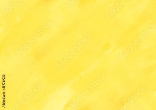 明るい黄色の水彩風背景素材