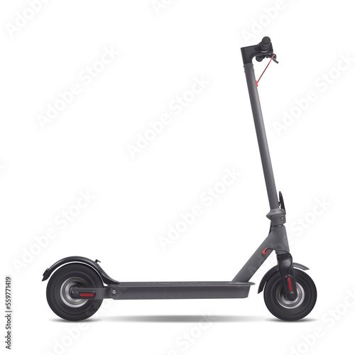 Isolated Electric scooter photo