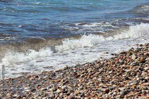 beautiful stone beach