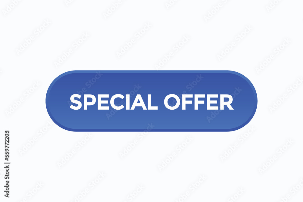 special offer button vectors.sign label speech bubble special offer 
