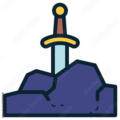 excalibur sword illustration