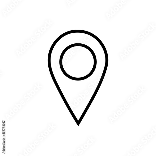 GPS location map pointer icon
