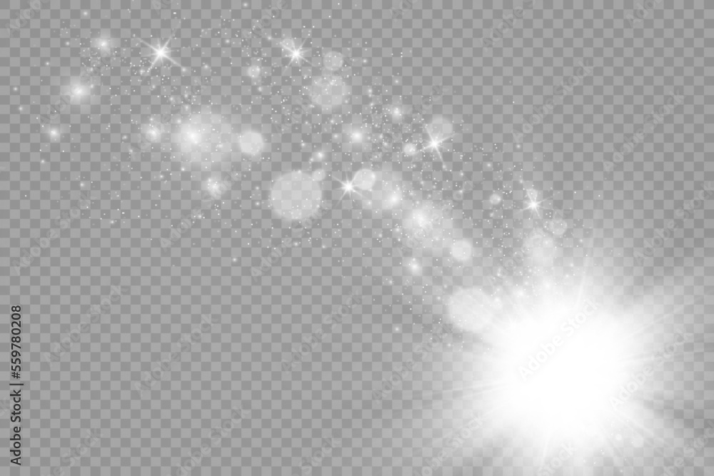 Special lens flash, light effect. The flash flashes rays and searchlight. illust.White glowing light. Beautiful star Light from the rays. The sun is backlit. Bright beautiful star. Sunlight. Glare. Special lens flash, light effect. The flash flashes rays and searchlight. illust.White glowing light. Beautiful star Light from the rays. The sun is backlit. Bright beautiful star. Sunlight. Glare.
