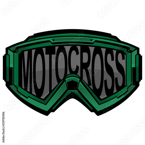 motocross helmet goggles logo