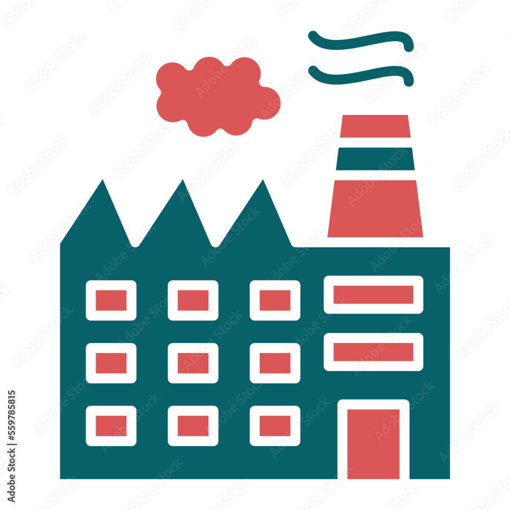 Factory Icon Style Factory Icon Style