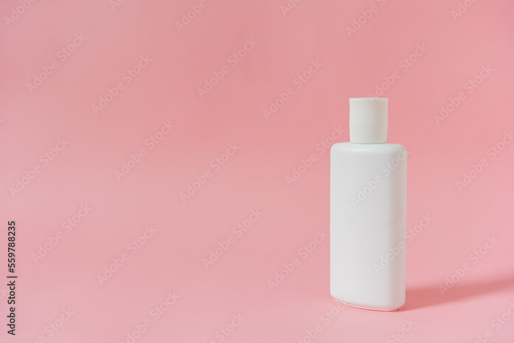 Mockup cosmétique sur fond rose Mockup cosmétique sur fond rose