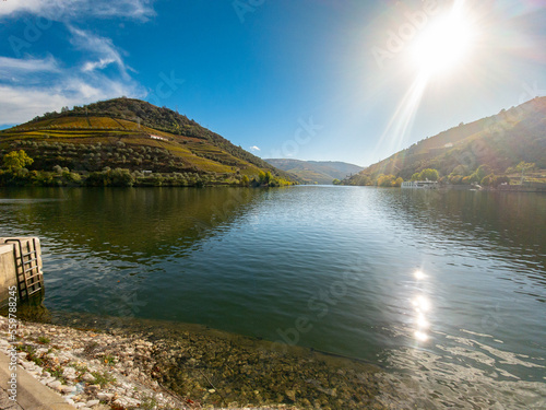The douro valley in Portugal near the town of Pinhao