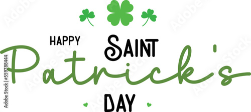 Happy Saint Patrick's Day Retro SVG Cut File.