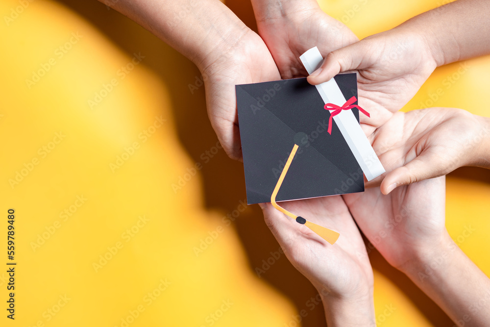 Graduation concept. Learning educate, study knowledge to creative thinking idea and problem solving solution, learning online education course degree certificate. Graduation concept. Learning educate, study knowledge to creative thinking idea and problem solving solution, learning online education course degree certificate.