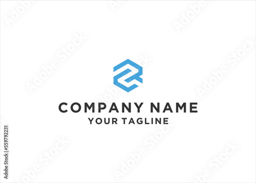 Initial Letter CR Monogram Logo Design Vector