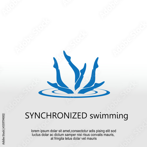 synchronized swimming club logo