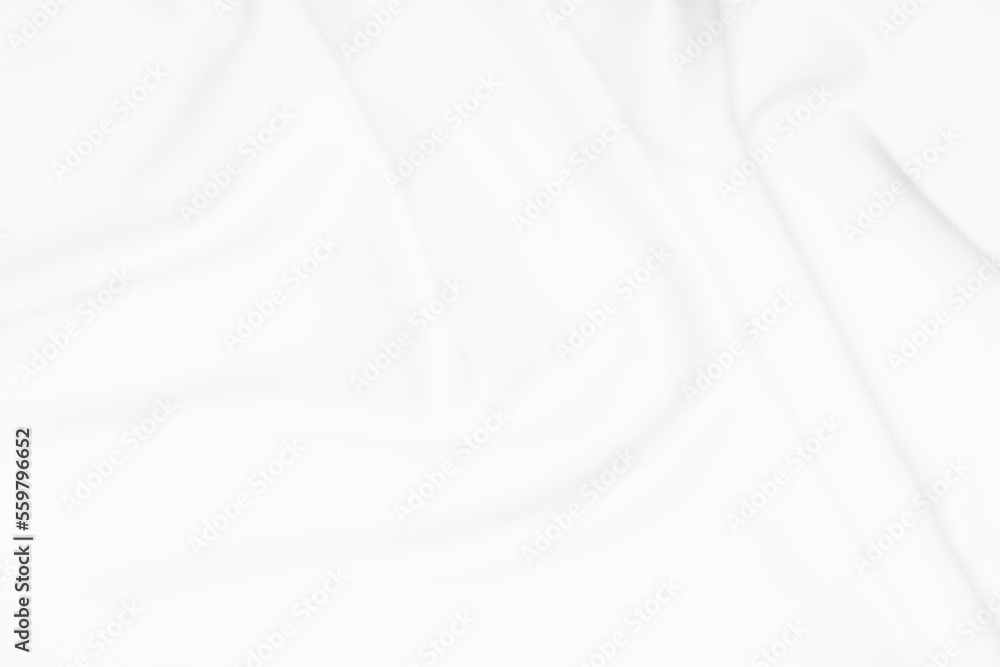 White fabric, cloth wave texture background, Soft image.