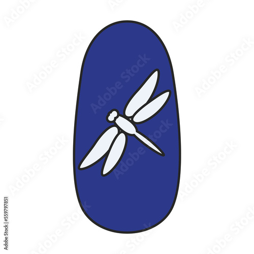 Nail of manicure vector icon.Color vector icon isolated on white background nail of manicure.