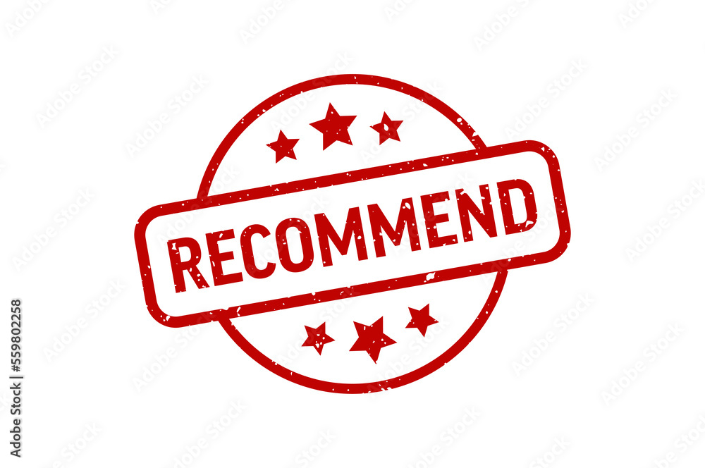 Recommend - Stamp, Imprint, Seal Template. Vector Stock Illustration Recommend - Stamp, Imprint, Seal Template. Vector Stock Illustration