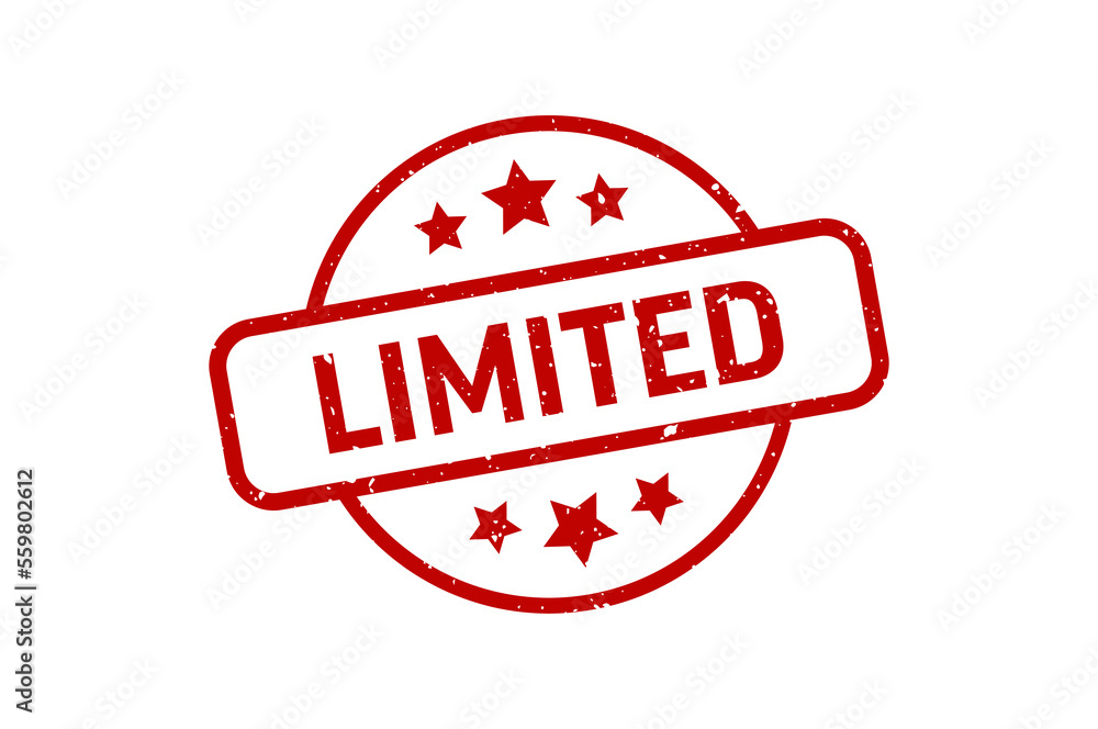 Limited - Stamp, Imprint, Seal Template. Vector Stock Illustration Limited - Stamp, Imprint, Seal Template. Vector Stock Illustration