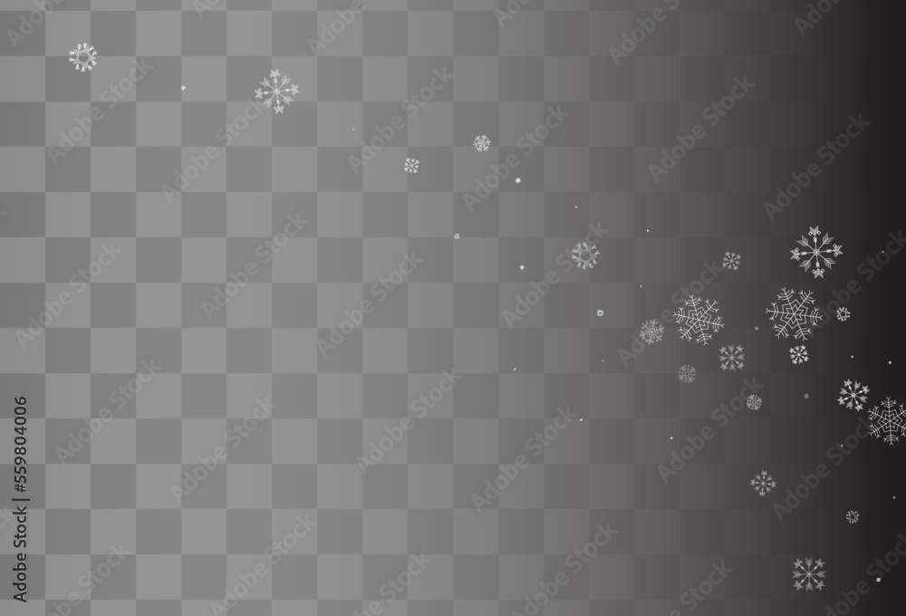 White Snowflake Vector Transparent Background. White Snowflake Vector Transparent Background.