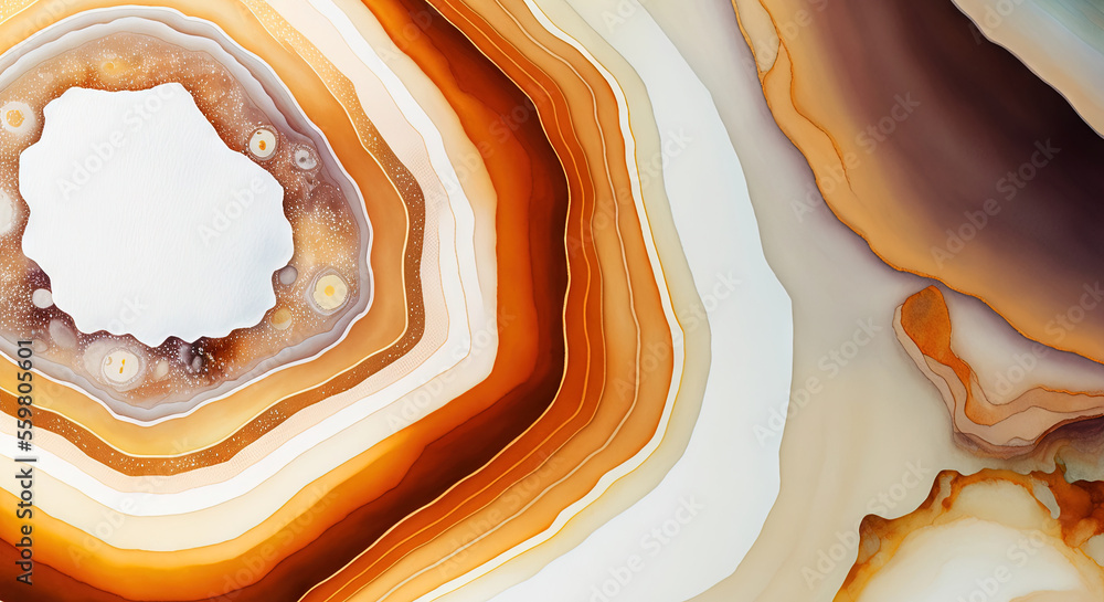 Fototapeta premium Agate gemstone - Generative AI