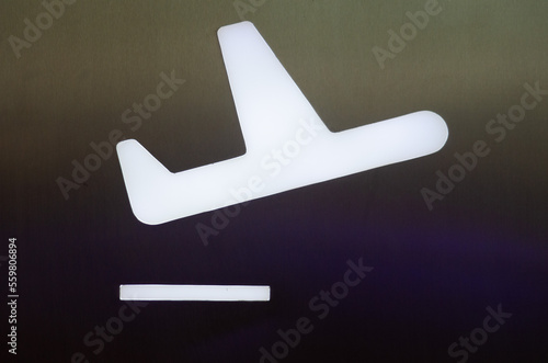 Photograph of an airplane icon at the airport (ID: 559806894)