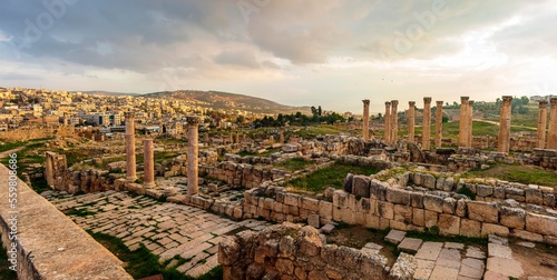 The ancient city of Jerash - Gerasa ruins - Jordan مدينة جرش الأثرية- جراسا الأثرية- الاردن