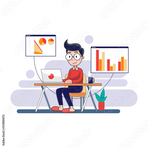 work for home with your laptop to prevent virus infection