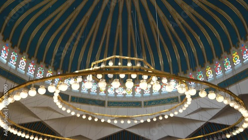Inside The King Abdullah I Mosque, Amman, Jordan