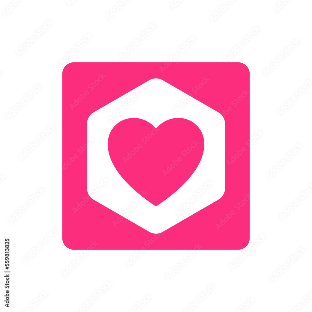 pink heart logo pink heart logo