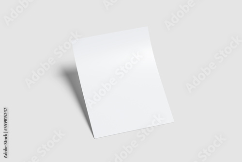 A4 Flyer Blank Mockup