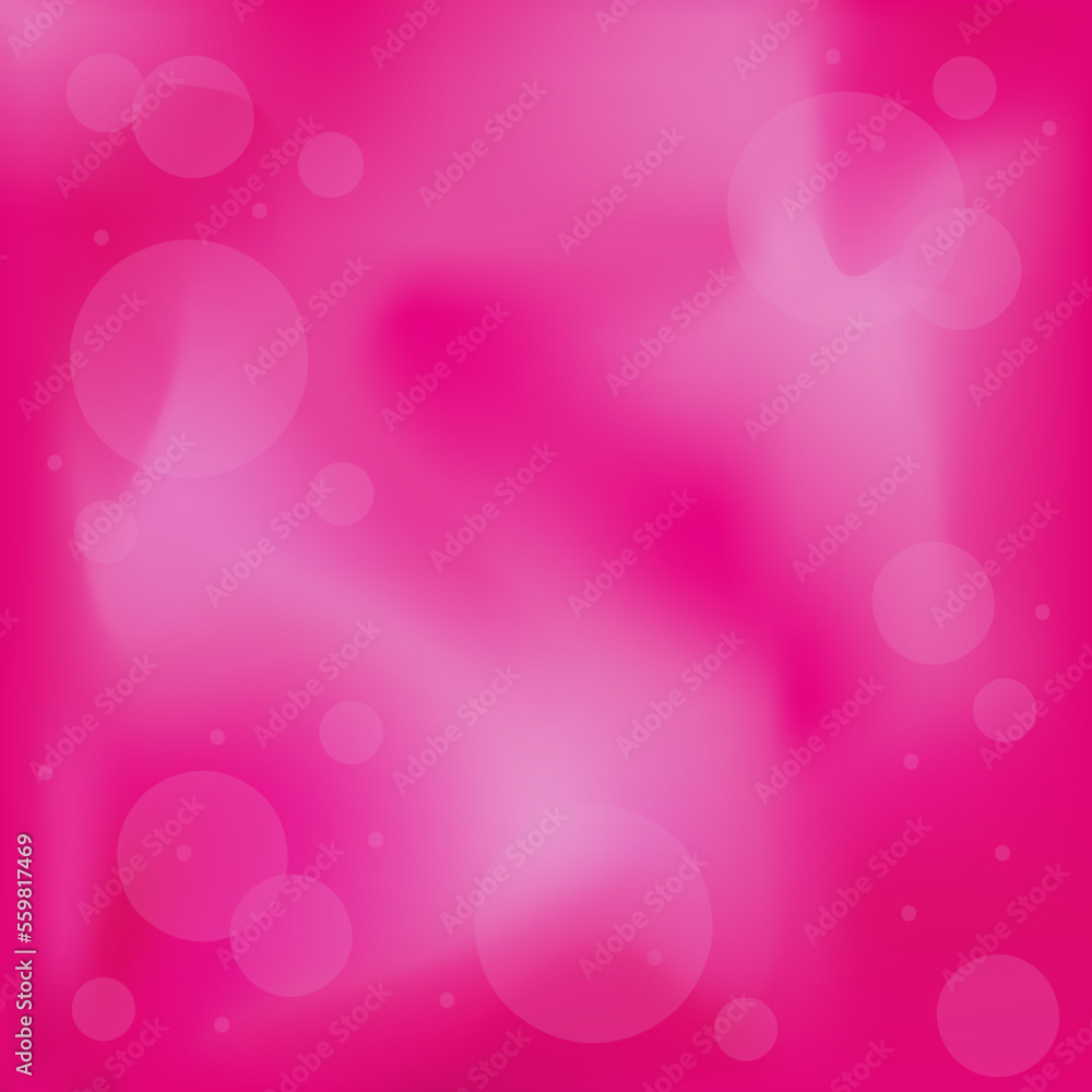 Abstract elegant pink background with light spots. Smoke effect. Vector illustration. Design postcard, post, social media, flyer.   