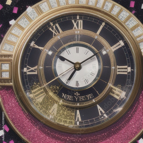 New Years Eve Clocks photo