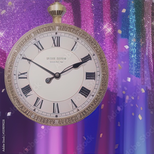 Photography New Years Eve Clocks