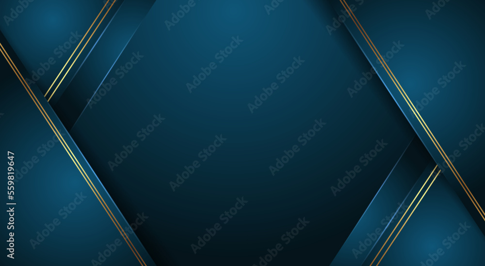 Abstract luxury dark blue background with golden lines . Luxury and elegant design. Vector illustration Abstract luxury dark blue background with golden lines . Luxury and elegant design. Vector illustration